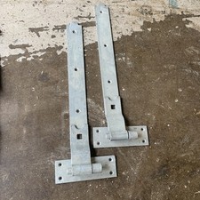 Large Metal Vintage Style 17” Barn Door Farm Gate Set Pair Hinges