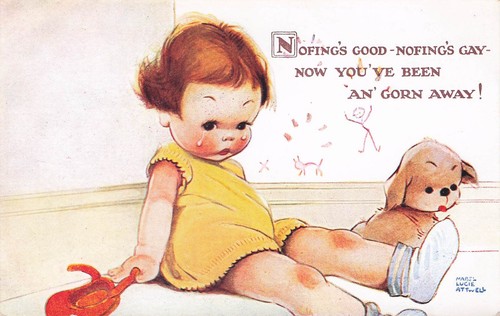 Mabel lucie attwell postcard - lucie,