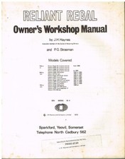 Reliant regal mk3 mk4 mk5 - regal,