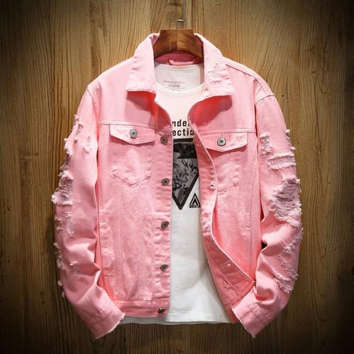 Men distressed ripped - men's, denim