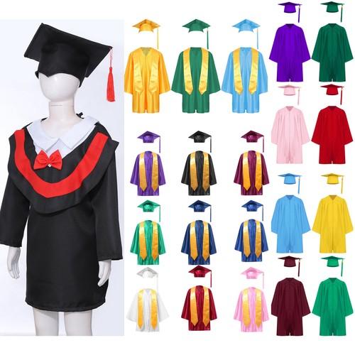 Unisex kid graduation gown - uk,
