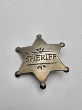 Vintage Silver Tone Sheriff