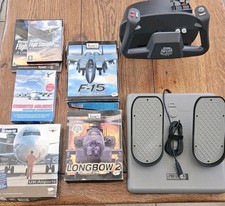 CH Products Flight SIM Yoke and Foot Pedals  Flight Simulator Bundle 