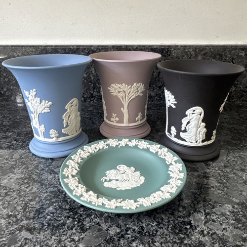 Wedgwood jasperware lilic - lilic, blue