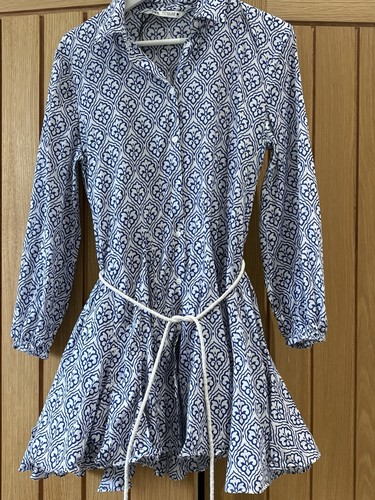 Zara blue white - blue, shirt