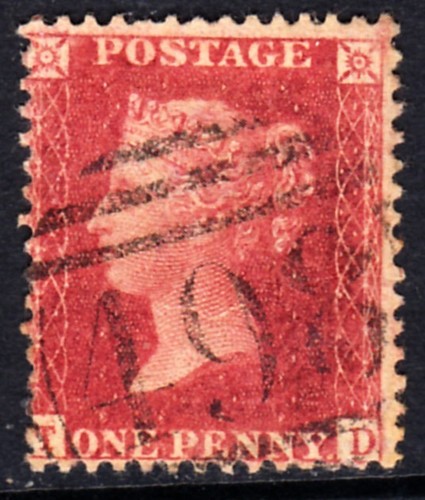 1857 sg41 deep rose - qv, 1d