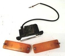 VW Golf MK1 Convertible Clipper Front Indicator Lenses And 1 Holder 155953155A/B