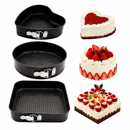 3pc springform cake tin - cake,