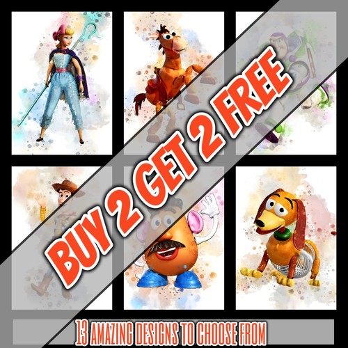 Toy story watercolour - watercolour, posters