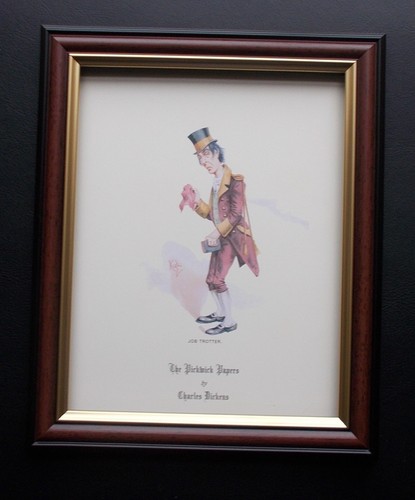 Dickens print framed - print, job