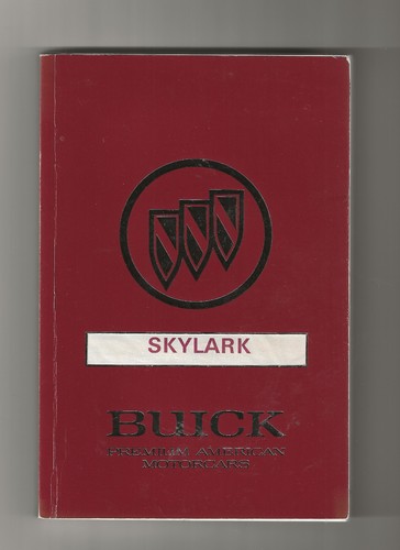 1991 buick skylark - buick, owner’s