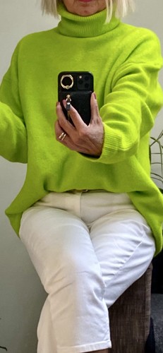 Zara zesty green roll neck - zara,