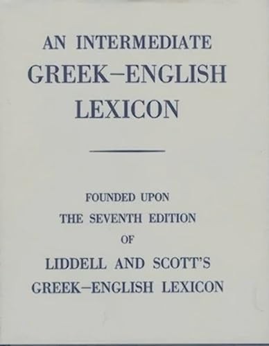 Intermediate greek lexicon - greek,