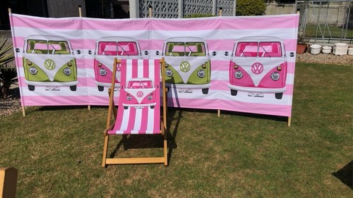 Pink volkswagen camper - pink,