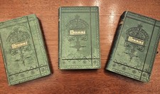 ROBERT BURNS: THE POETICAL WORKS, Aldine Edition 1839, 3 volumes. Pub 1870.