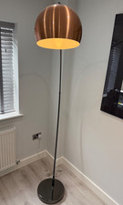 Large Over-hang Copper Retro Ball Floor Lamp Living room tall lights Was £400