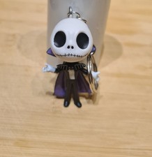 NIGHTMARE BEFORE CHRISTMAS JACK SKELLINGTON FIGURE KEYCHAIN KEYRING 