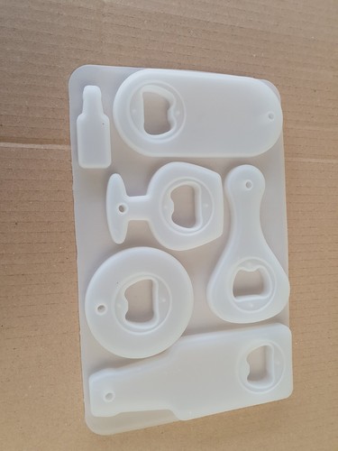 White silicon mould - white,