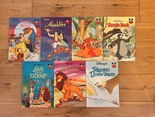 7 x Vintage Disney Grolier