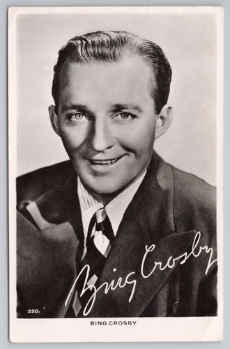 Bing crosby signed film - crosby,