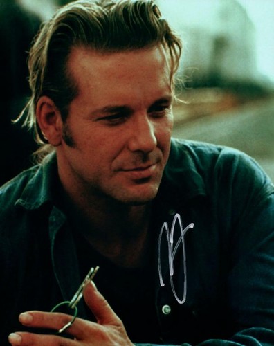 Mickey rourke signed 8x10 - rourke,