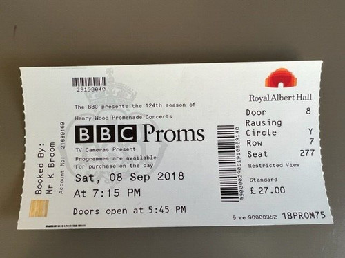 Last night the proms - last,