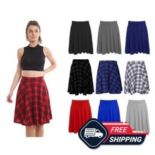 Womens Pleated Skirt Ladies