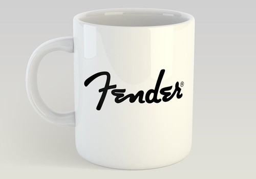 Fender logo gift novelty - logo, mug