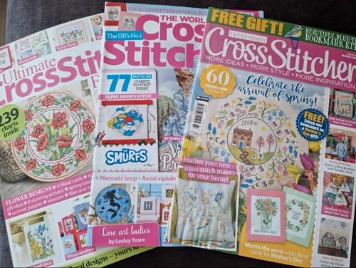Cross stitch magazines - 3,