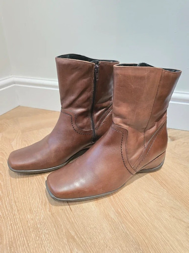 Hush puppies brown leather - brown,
