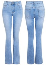Womens Blue Bootcut Jeans