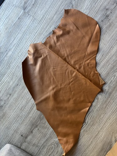Tan leather cowhide piece - piece,