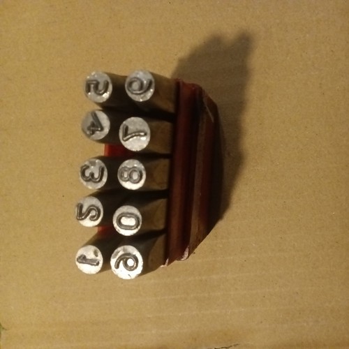 Number punches marking stamp - punches,