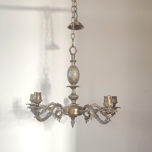 Antique brass five arm - antique, five-arm