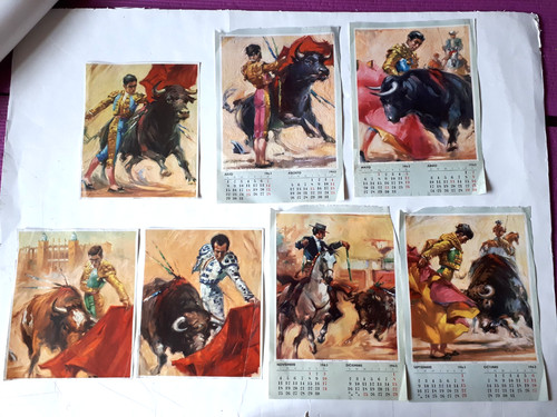 Vintage calender pages - vintage,