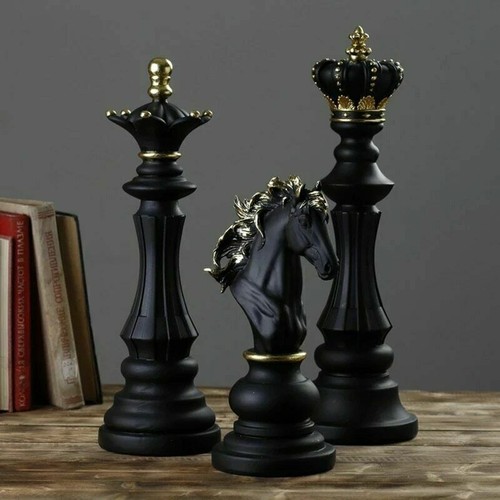 1pcs resin chess pieces board - 1pcs,