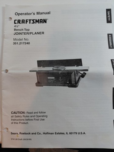 Craftsman bench top - 4,