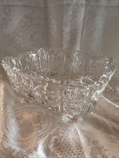 Large Heavy Pressed Glass
