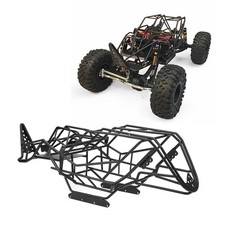 (Black)Black Metal Welding Roll Cage Frame Body Chassis For Axial Wraith GF