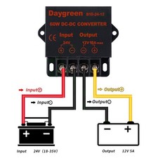 24V To 12V 10A Step Down DC