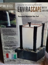 WATER LANTERN RELAXATION AROMA THERAPY HOMEDICS ENVIRASCAPE TRANQUIL SLATE