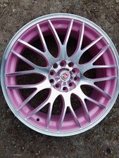 1x 17 " Calibre BABY PINK  5x100 5x108 Alloys Golf Beetle Seat Connect Volvo
