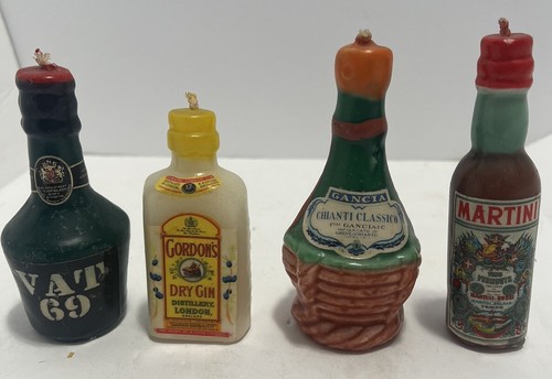 Vtg set liquor - 4, bottle
