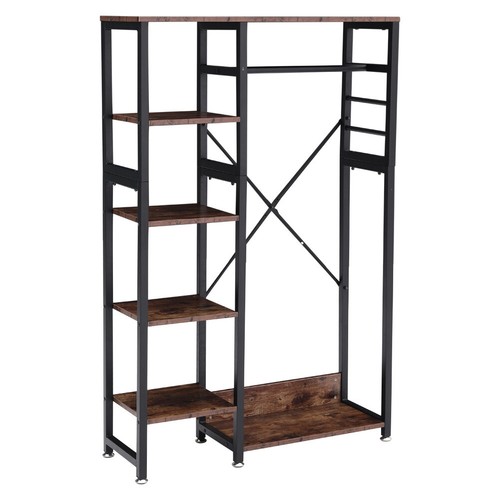 Industrial open wardrobe - open,