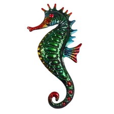 Metal Seahorse Outdoor Wall