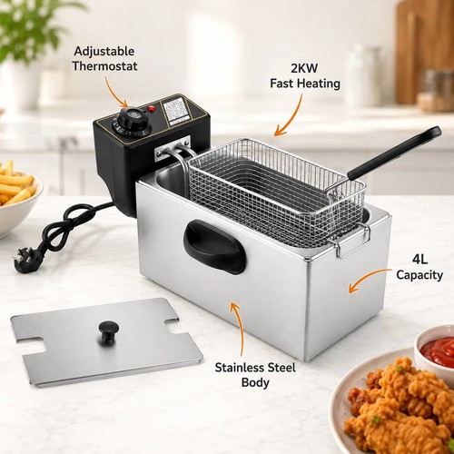Commercial 2000w electric - 4l,