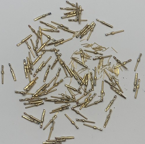 Gold computer scrap parts - gold,
