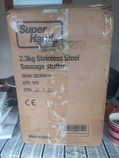 Super Hardy 2.3kg Stainless Steel Sausage Stuffer Meat Press Maker SKU GEUM002