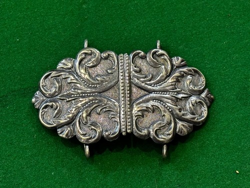 Antique silver nurses belt - nurses,