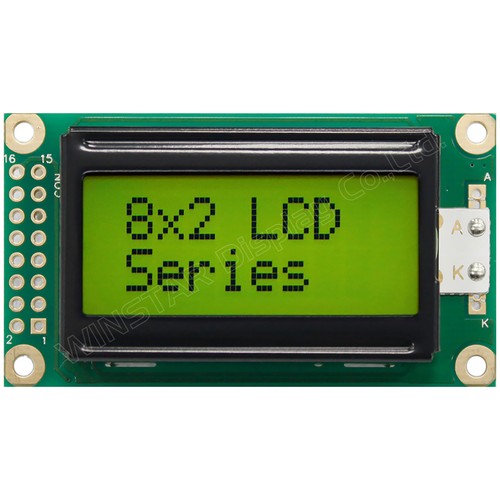 Winstar 8x2 lcd display - 8x2,